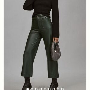 The Colette Cropped Wide-Leg Pants by Maeve